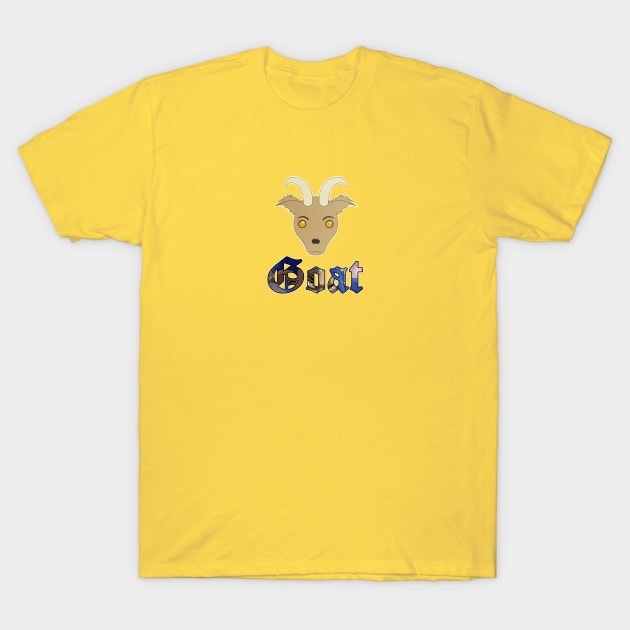 Goat T-Shirt by Jae the Dog Leech